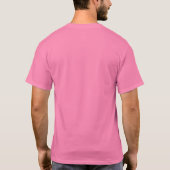 Salutation d'Halloween d'affaires sur T-shirt rose (Dos)