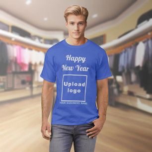 Salutation du Nouvel An sur le T-shirt Royal Blue