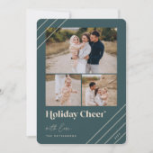 Salutation festive | Carte photo 3 jours fériés (Devant)