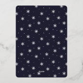 Salutation festive | Joyeuses vacances photo verti (Verso)