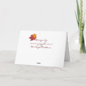 Salutation Merci turquoise (Dos)