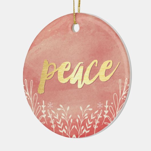 Salutation pacifique Ornements personnalisés (Gauche)