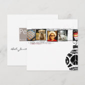 salutation saison noël instagram carte photo (Devant / Derrière)