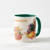 Salutation Turquie Citrouilles Mug (Devant droit)