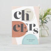 Salutations 2023 Carte de vacances à la mode pour (Debout devant)