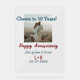 Salutations à 10 ans heureux anniversaire ajouter