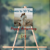 Salutations à 10 ans heureux anniversaire ajouter (Neutre)