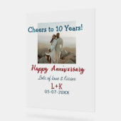 Salutations à 10 ans heureux anniversaire ajouter (Angle)