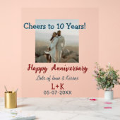 Salutations à 10 ans heureux anniversaire ajouter (Mariage)