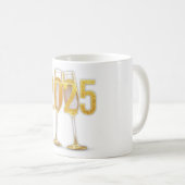 Salutations à 2025 Mug (Devant droit)