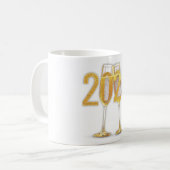 Salutations à 2025 Mug (Devant gauche)