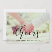 Salutations à 2026 Elégant carte photo du Nouvel A (Devant)