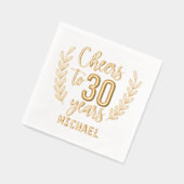 Salutations À 30 Ans Trente Anniversaire Personnal (Gauche)