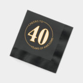 Salutations À 40 Ans De Quarante Quarante-Quarante (Gauche)