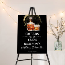 Salutations à 40 ans Whiskey Anniversaire