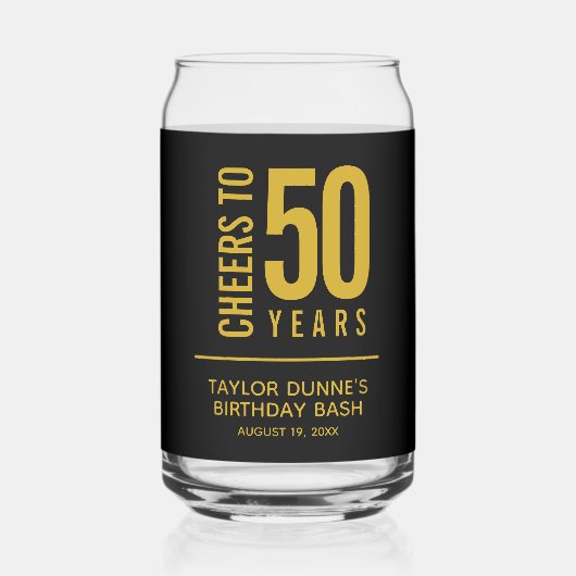 Salutations à 50 ans Anniversaire (Recto)