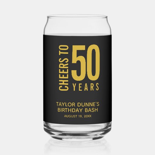 Salutations à 50 ans Anniversaire (Verso)