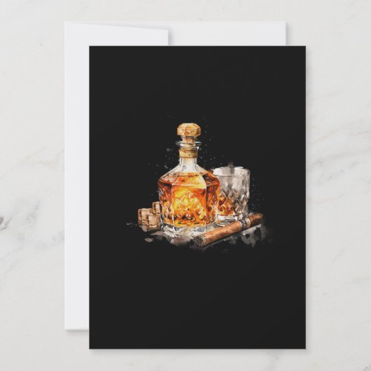 Salutations à 50 ans Anniversaire Invitation de fê (Dos)