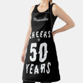 Salutations à 50 ans cool 50e anniversaire tablier (Insitu)