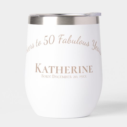 Salutations à 50 Fabuleuses Années ! Cadeau d'anni (Gauche)