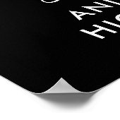 Salutations à 75 ans Anniversaire 2 Photos Affiche (Coin)