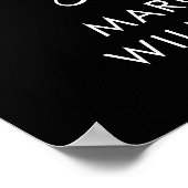 Salutations à 80 ans Anniversaire Photo Affiche de (Coin)