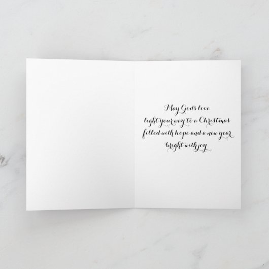 Salutations à la carte de Noël (Intérieur)