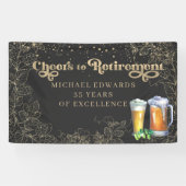 Salutations à la retraite | Bannière de la fête de (Horizontal)