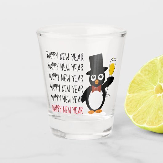 Salutations À La Verre De Tir De Nouvel An (Devant)