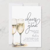 Salutations à notre Grad Custom Party Invitation (Devant)