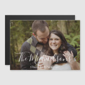 Salutations à une carte magnétique photo de jour d (Devant / Derrière)