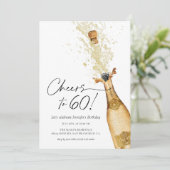 Salutations au 60e anniversaire Invitation (Debout devant)