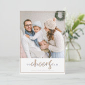 Salutations au Carte photo du Nouvel An (Debout devant)