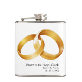 Salutations au joyeux flacon au vinyle de couple (Devant)