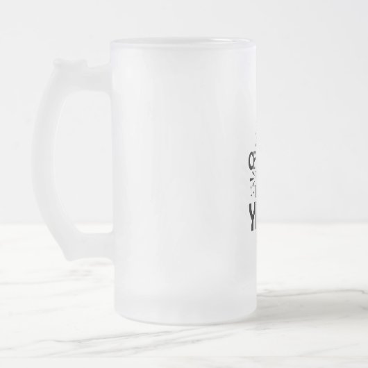 Salutations au Nouvel An Personnalisé Frosted Mug (Gauche)