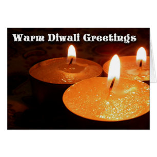 Salutations chaudes de Diwali