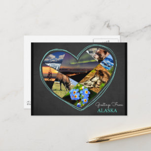 Salutations d'Alaska ♥ Carte postale
