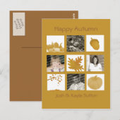 Salutations d'automne 4 Cartes photos (Devant / Derrière)