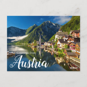 Salutations d'Autriche Carte postale Hallstatt