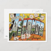 Salutations de Atlanta Georgia USA Carte Postale (Devant / Derrière)