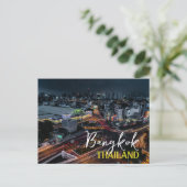 Salutations de Bangkok Thaïlande Carte postale (Debout devant)