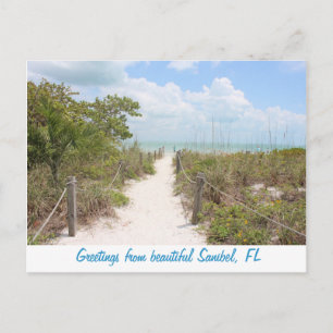 Salutations de Beautibel Sanibel, carte postale de