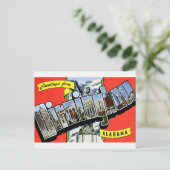 Salutations de Birmingham, AL Carte postale (Debout devant)