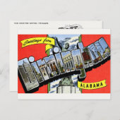 Salutations de Birmingham, AL Carte postale (Devant / Derrière)