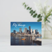 Salutations de Brisbane Australie Carte postale (Debout devant)