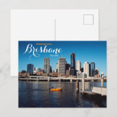 Salutations de Brisbane Australie Carte postale (Devant / Derrière)