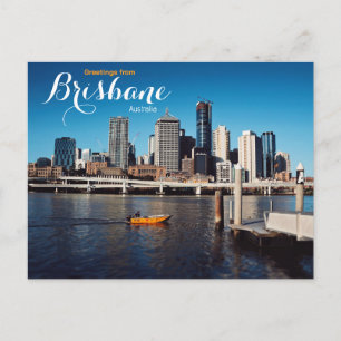 Salutations de Brisbane Australie Carte postale