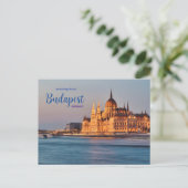 Salutations de Budapest Hongrie Carte postale (Debout devant)