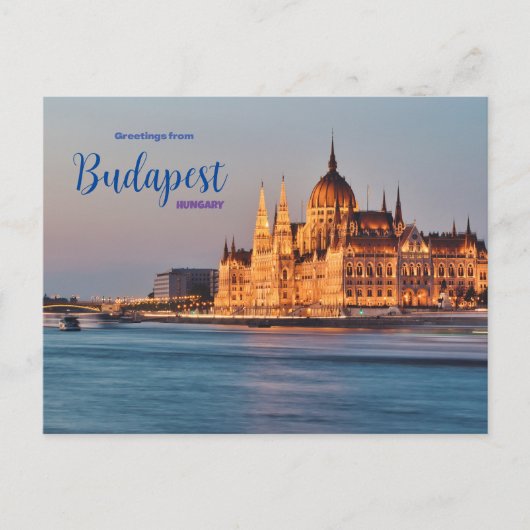 Salutations de Budapest Hongrie Carte postale (Devant)