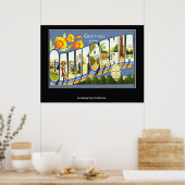 Salutations de California Poster (Cuisine)